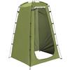 Caswynlife Tenda da doccia da campeggio, 190T, rivestita in argento | Con aste in fibra di vetro, spazioso spogliatoio all'aperto per escursioni e pesca, verde militare 120X120x185cm
