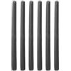 Tdoutop Set di 6 Manicotti in Schiuma per da Trampolino, Coperture da 35 Pollici per Tubi da Trampolino, Nero