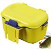 Genérico Contenitore termico per esche - ABS 14 x 10 x 8 cm | Supporto per | Esca resistente all'acqua con coulisse, custodia compatta per escursioni, campeggio e viaggi