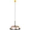 MagiDeal Dispositivo Allenamento Pong con Base in Acciaio Inox Pesa Pratica Tennis Tavolo con Asta Flessibile per Principianti Adulti E Bambini per Uso Domestico Indoor