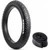 ZenXstore Fatbike Set di pneumatici 20x4.0 pollici Nero | Camera d'aria con camera d'aria