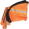 TOYANDONA Copertura Riflettente Arancione per Zaino, Rete 30x25 CM | Poliestere Leggero, Strisce Riflettenti e Traspiranti, Installazione Rapida, per Trekking e Caccia
