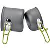 aqxreight Utensili da Cucina Ultraleggeri da Campeggio Set da Tavola da Esterno Escursionismo Picnic Zaino in Spalla Stoviglie da Campeggio Pentola Pentola 1-2 Persone Manico in Silicone per Tenere