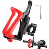 Generisch Portaborraccia per bicicletta, regolabile, telaio da 20-35 mm | Portabevande per bici da corsa, mountain bike, scooter, passeggino, sedia a rotelle, adulti e bambini, tazza termica