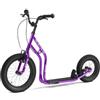 Yedoo Wzoom Monopattino per bambini dai 6 anni in su, altezza 120 cm, con pneumatici ad aria 16/12, per bambine e bambini, altezza regolabile con supporto, viola