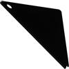 Cabilock Raschietto Triangolare per Snowboard in Acrilico Nero | Compatibile Tavole da Sci e Snowboard, Rimuove Residui di Cera, Design Elegante e Resistente
