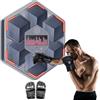 aiyyotto Macchina da Boxe Musicale, LED Electronic Bluetooth Smart Music Box Machine 14 modalità e 16 velocità, Real Boxing Experience Includes Boxing Gloves Boxing Wall Mount Machine Gift for Adults and