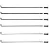 ZSXPBZL 5Pcs 14G Diametro 2.0mm Colore Nero Biciclette Raggi J-bend Rotondo Lunghezza Del Corpo 60-310mm Gamma Essere Personalizzare Ruota Della Bici Raggio Parti Ciclismo