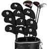 Generisch Coprimazze per mazze da golf, ricamate | Custodia per mazze da golf adatta per la maggior parte dei putter Driver Fairway Hybrid Iron Wedge da uomo