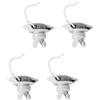 Asyduey 4Pcs Coperture per Valvole Gonfiabili per Gommoni Coperchi per Valvole 'Aria Coperchio per Valvole 'Aria A 8 Fori Valvole per Gommoni Spina Accessori per Barche