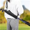 Risveglio Borsa per il trasporto in nylon leggero, resistente agli strappi | Borsa a tracolla per 3-5 mazze con cinghia regolabile, organizer compatto per allenamento e gioco casual, nero