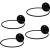 Asyduey 4 Pezzi in, Basket, Calcio, Pallavolo, Portaoggetti da Parete per Uso Domestico, Portapalle, Portapacchi, Durevole
