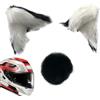 shjxi Copricapo in peluche con orecchie di gatto, per copricapo | Paraorecchie per moto, moto, bicicletta, superfici lisce, per snowboard, sci