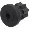 Operitacx Supporto da Montaggio per Kayak Nero in Plastica per Canna da Pesca | Base di Ricambio Foro a Prugna, Installazione Rapida, Uso su Kayak e Canna da Pesca, Nero