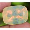 Gemscopious 57.95Ct Naturale Giallo Blu Splendere Fuoco Opale Certificato Cuscino Molto Raro