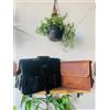 Fatto a mano Nuovo Messenger Capra Pelle Originale Nero Spalla Cartella Free Borsa a Tracolla