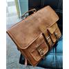 Fatto a mano Borsa A Tracolla In Pelle Vintage Da Uomo Per Laptop 25 Pollici