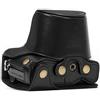 MegaGear Custodia Borsa in Pelle per Olympus OM-D E-M10 con 14-42mm, (Nero)