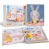 Taf Toys Libro Magico ad Acqua per Bambini - 12 Pagine Riutilizzabili con Pennarello ad Acqua Incluso - Immagini Colorate che Appaiono con l'Acqua - Stimola i Sensi e la Curiosità - Dai 18 Mesi - 21,5 x 17 cm