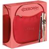 Deborah Milano Beauty Kit Obag Gummy Mini Bag Rossa | Idea Regalo Make up, contiene Mascara Instant Maxi Volume e Matita 24ore Nera