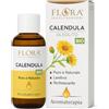 FLORA Purezza Olio di Calendula 50 ml BIO-COSMOS Olio vegetale viso e corpo Rinfrescante emolliente rigenerante Base ideale in Aromaterapia