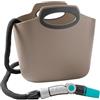 G.F. GF GARDEN 30 Tubo Estensibile in Kit Pronto all'Uso, per l'Irrigazione di Giardini, Vasi, Balconi, Terrazzi e Verande, Grigio Tortora, Aquapop 30M