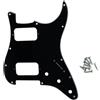 ROZILO Pro 11 Hole HH Humbucker Strat Battipenna ST Battipenna Piastra antigraffio per USA/Messico FD Nero 3 strati