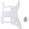 ROZILO Pro 11 Hole HH Humbucker Strat Battipenna ST Battipenna Piastra antigraffio per USA/Messicano FD Bianco Perla