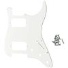 ROZILO Pro 11 Hole HH Humbucker Strat Battipenna ST Battipenna Piastra antigraffio per USA/Messico FD Bianco 3 strati