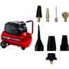 Einhell Tc-Ac 200/24/8 Compressore D'Aria 220-240 V, 50 Hz, 1200 W, 24 Litri & 4139695 - Set adattatori per compressori, 8 pezzi