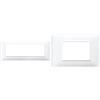 Vimar Placca 7 m, Bianco + Vimar 14653.01 Placca 3 moduli in tecnopolimero, Bianco, ‎12 x 8 x 0.9 cm, 1 pezzo