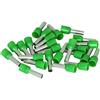 Kopp 354413093, Capicorda con colletto in plastica, 25 pezzi, 6 mm, colore: Verde