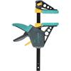 wolfcraft Morsetto a una mano PRO L, 150 mm I 3030000 I Per un lavoro controllato e confortevole - ideale per la lavorazione del legno e la costruzione di mobili
