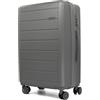 VOYAN Valigia Media Espandibile 58x40x24 SDR, Trolley da Viaggio Resistente Ultralight con Scocca Rigida ABS, Bagaglio da Vaggio con Ruote Doppie Girevoli e Chiusura di Sicurezza