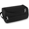 DELAWAY Beauty case uomo & donna [Design 2026] Beauty case da appendere Uomini e donne - Borsa lavanderia per valigia e bagaglio a mano - Borsa cosmetica con supporto per valigia, Nero , M, moderno