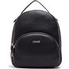 Liu Jo JEANS Borsa Ecs M Backpack, Nero, AF6209 E1019
