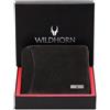 WildHorn Portafoglio pieghevole in pelle unisex per adulti