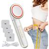 Generico Massaggiatore Facciale Elettrico 3 in 1,Massaggiatore elettrico a radiofrequenza, Ultrasuoni Cavitazione EMS Bruciatore di grasso Corpo Dimagrante con patch Anti cellulite Infrarossi galvanici