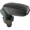 CarJoy Bracciolo centrale per bracciolo, console centrale per auto, compatibile con Dacia Sandero 2018-2020, compatibile con Dacia Logan 2021 + pelle sintetica nera