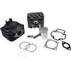 2EXTREME Cilindro+pistone Sport 70 cc compatibile con Piaggio Zip 2 Cat AC | Kit in ghisa grigia, alesaggio 47 mm, spinotto 12 mm; compatibile con Piaggio Base, Fast Rider e compatibile con Vespa LX50