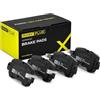RIDEX PLUS 402B0586P Set d'assale Kit pastiglie freni Posteriore Compatibilità con MAZDA CX-5 KE, GH
