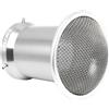 ZSDTRP Filtro aria carburatore pulito Velocity Stack 55 mm in lega di alluminio CNC con rete SUS304 per ciclomotore, pit bike, ATV, scooter (argento, 55 mm, H76)