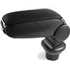 Autohobby Bracciolo centrale per console centrale, nero, in tessuto, compatibile con Mini Cooper