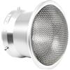 ZSDTRP Filtro aria carburatore, tubo di velocità, 55 mm, lega di alluminio CNC con rete SUS304 per PW32-34 mm, ciclomotore, pit bike, ATV, scooter (argento, 55 mm, H45)
