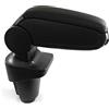 Generic Bracciolo centrale per auto, 500 l, 12-20, in similpelle, colore: nero