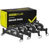 RIDEX PLUS 402B1203P Kit pastiglie freni Anteriore Compatibilità con AUDI A4 B9 Avant 8W5, 8WD