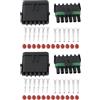 OTOTEC Kit Di 2 Connettori Maschio-femmina Impermeabili Per Auto A 6 Pin 14-16 AWG Per Connettori Elettrici Per Auto