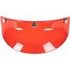 ACOGEDO 3 Bottoni a Pressione Visiera Lente Visiera Flip Up Wind per Casco Moto Jet Requisiti Antiappannamento e Antigraffio Flip Premium 1 e Trattamento Conforme e Legale 3 Bottoni a Pressione