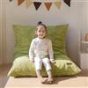 MAXYOYO Pouf da Salotto, Copertura Rimovibile in Velluto Costoluto, Pouf Letto con Imbottitura in Schiuma Morbida, Sacco Puff per Bambini Stabile Senza Struttura, Divano da Salotto