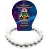 Marblechic - Bracciale energetico VOGANTO in Pietra Vera in Magnesite mm 8 Braccialetto Perle